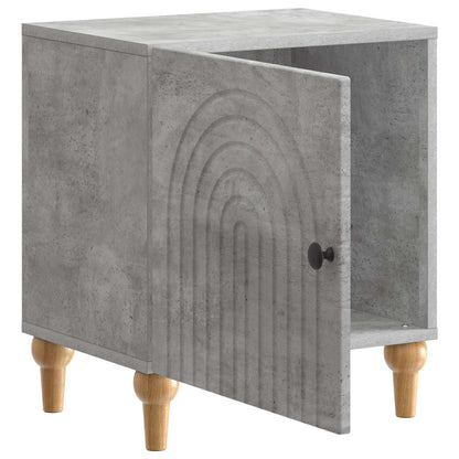 Armadio da Notte 2 pcs Grigio Cemento 43 x 34,5 x 50 cm