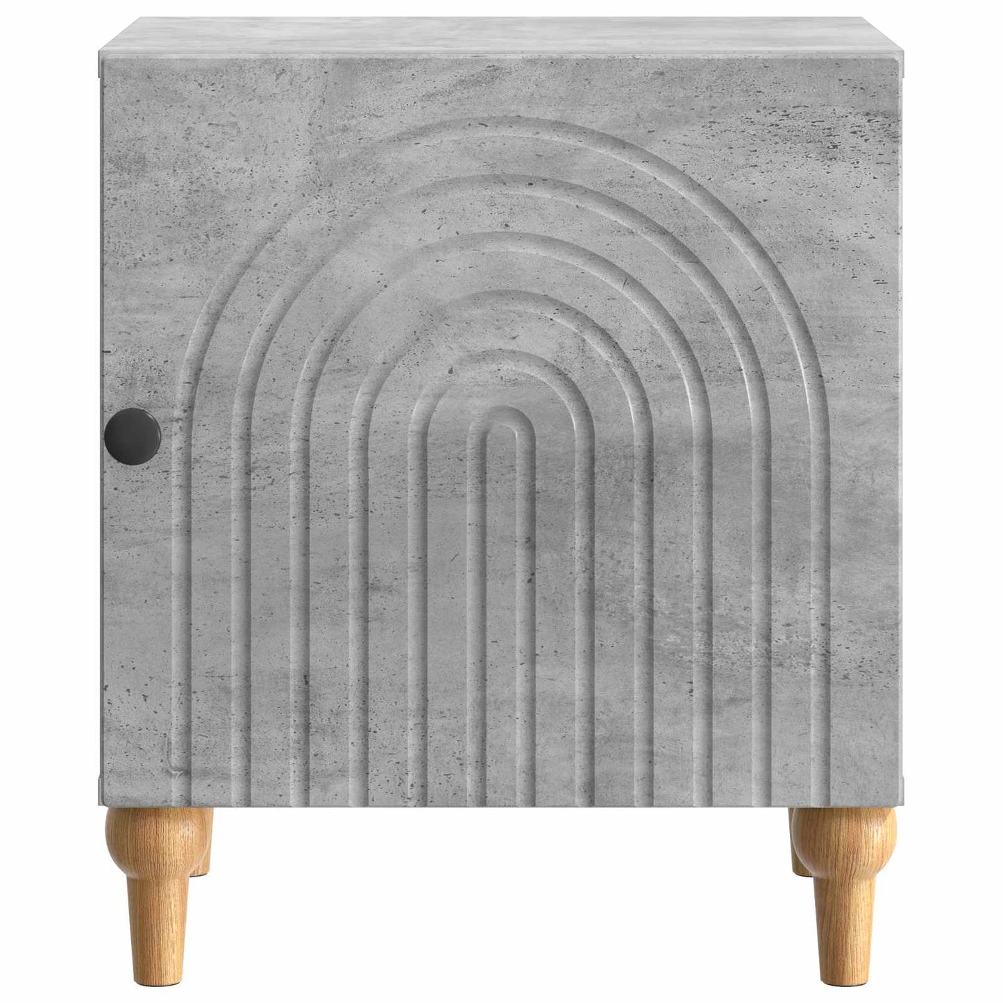 Armadio da Notte 2 pcs Grigio Cemento 43 x 34,5 x 50 cm