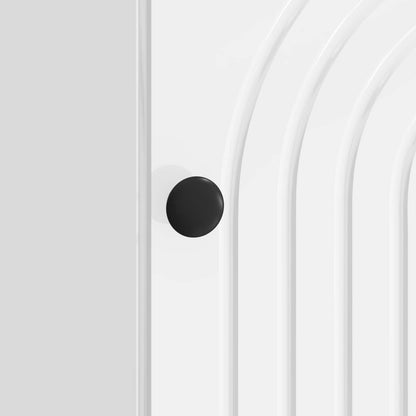 Armadio da Notte Bianco Lucido 43 x 34,5 x 50 cm | homemem39