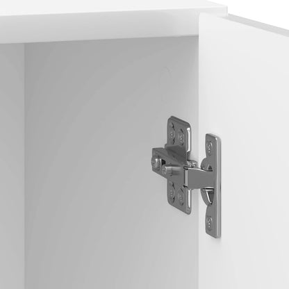 Armadio da Notte 2 pcs Bianco Lucido 43 x 34,5 x 50 cm | homemem39