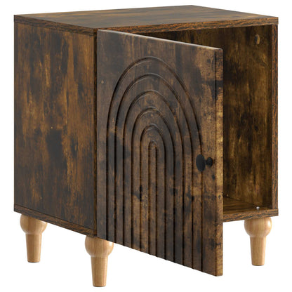 Armadio da Notte Rovere Fumo 43 x 34,5 x 50 cm