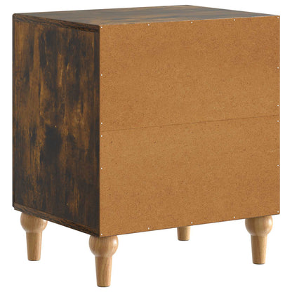 Armadio da Notte 2 pcs Rovere Fumo 43 x 34,5 x 50 cm | homemem39