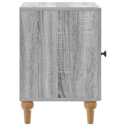 Armadio da Notte Grigio Sonoma 43 x 34,5 x 50 cm