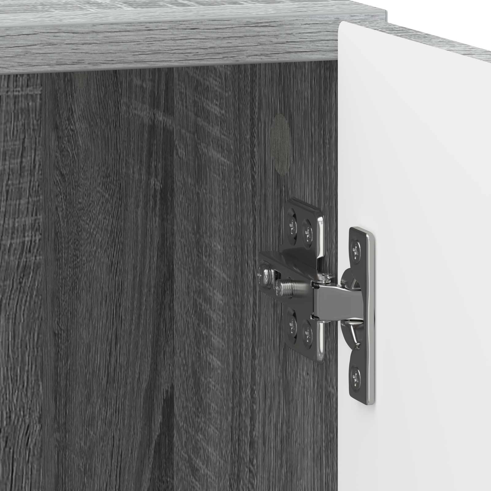 Armadio da Notte 2 pcs Grigio Sonoma 43 x 34,5 x 50 cm | homemem39