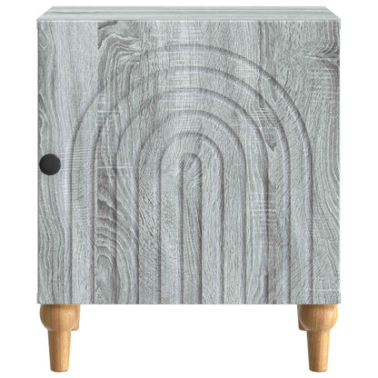 Armadio da Notte 2 pcs Grigio Sonoma 43 x 34,5 x 50 cm