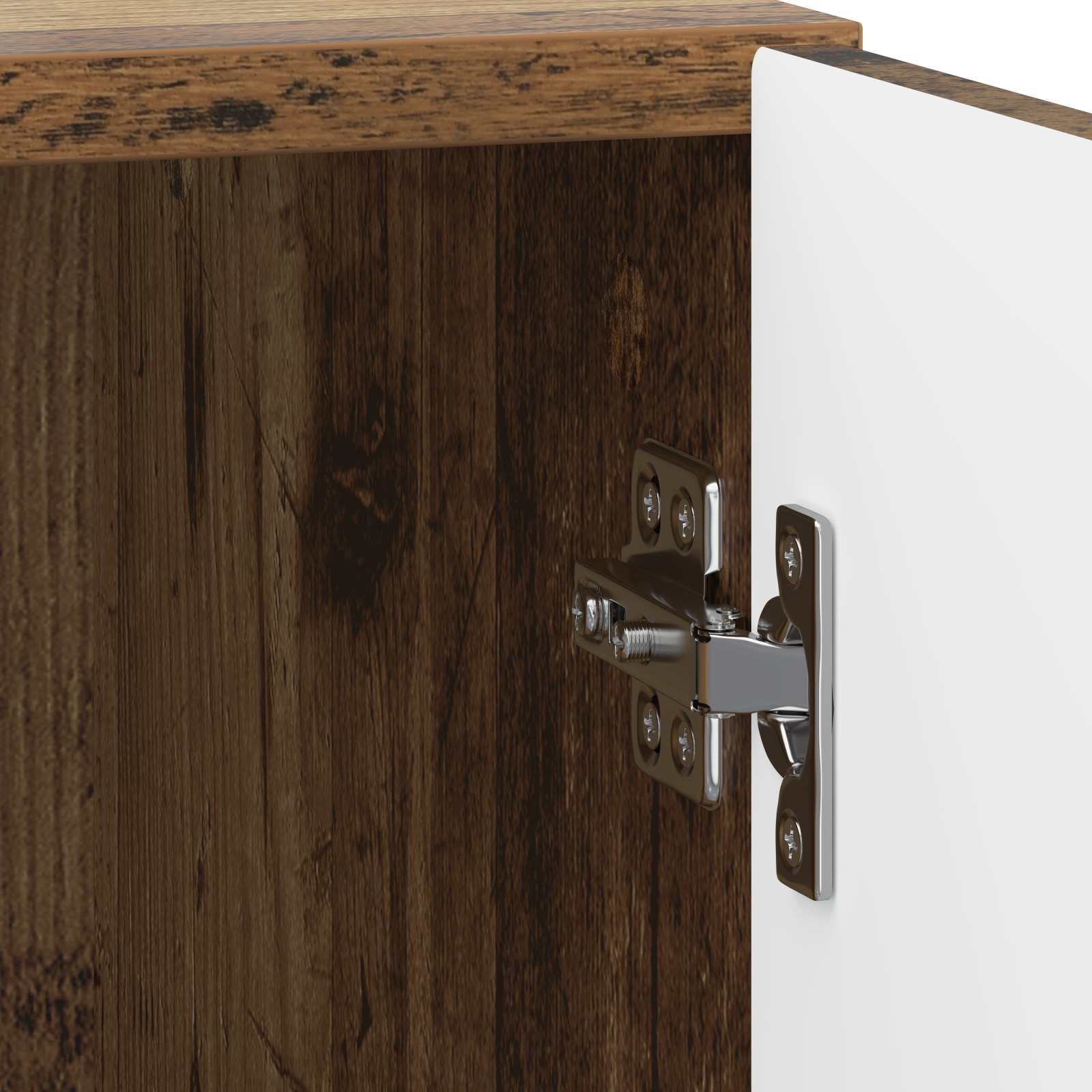 Armadio da Notte 2 pcs Legno antico 43 x 34,5 x 50 cm | homemem39