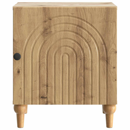 Armadio da Notte Rovere Artigianale 43 x 34,5 x 50 cm | homemem39