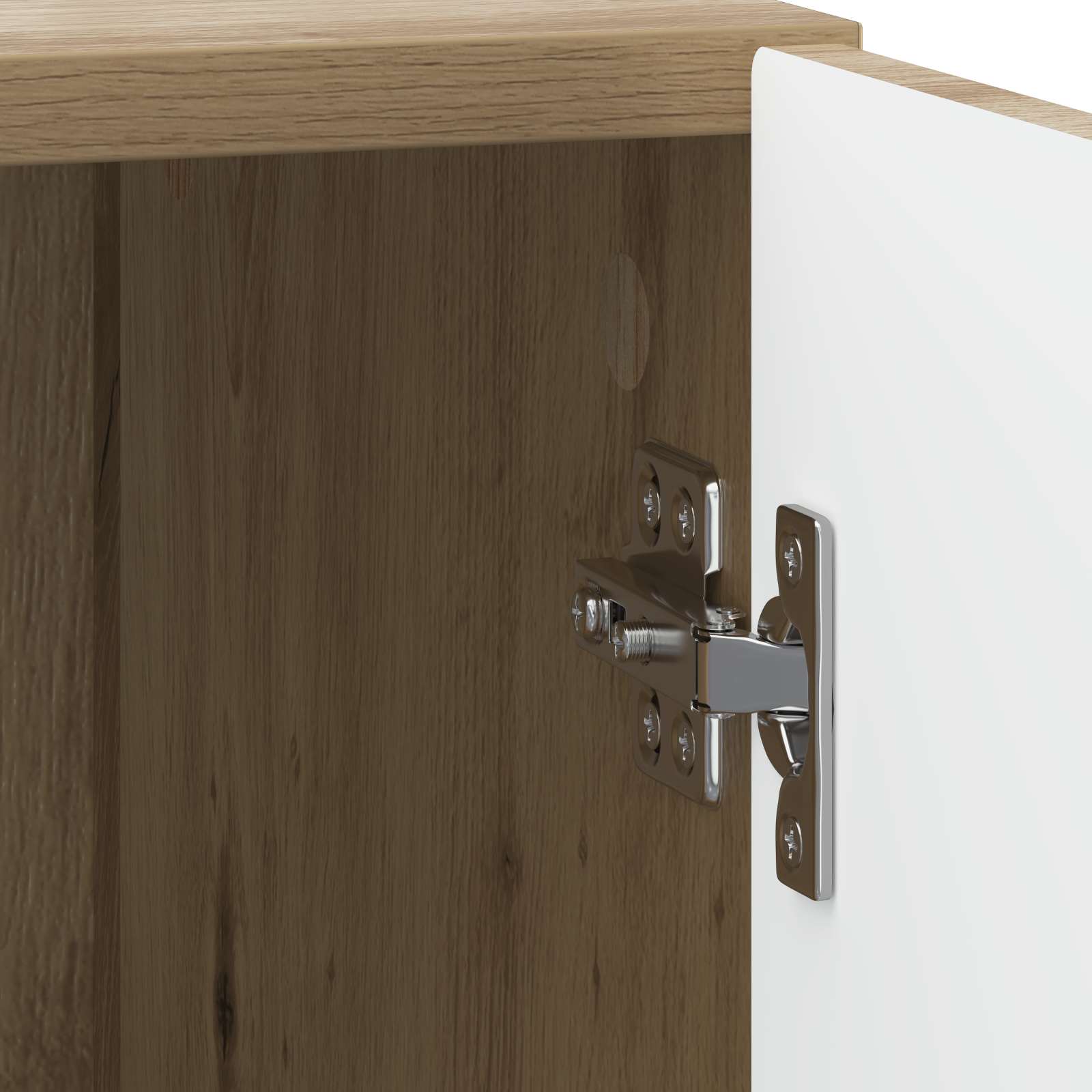 Armadio da Notte 2 pcs Rovere Artigianale 43 x 34,5 x 50 cm | homemem39