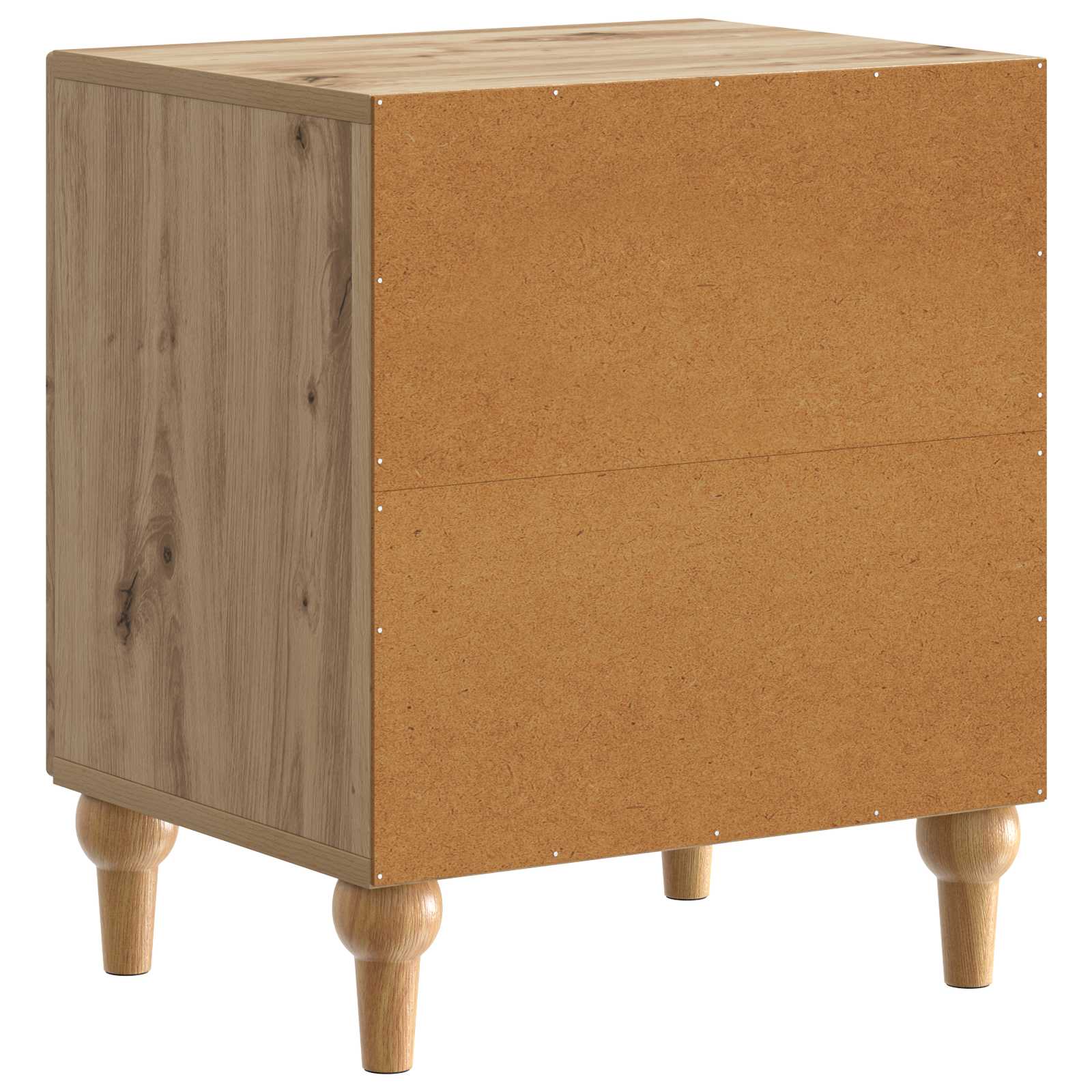 Armadio da Notte 2 pcs Rovere Artigianale 43 x 34,5 x 50 cm | homemem39