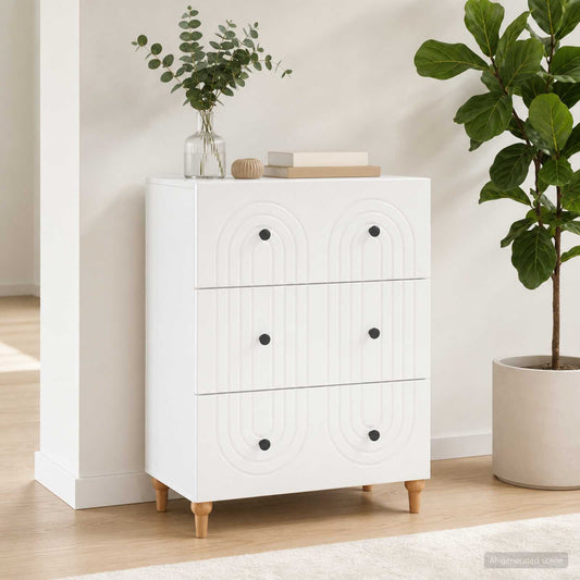 Mobile con Cassetti Bianco 66 x 34,5 x 90 cm