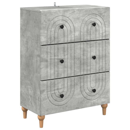 Mobile con Cassetti Grigio Cemento 66 x 34,5 x 90 cm | homemem39