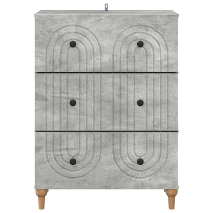 Mobile con Cassetti Grigio Cemento 66 x 34,5 x 90 cm | homemem39