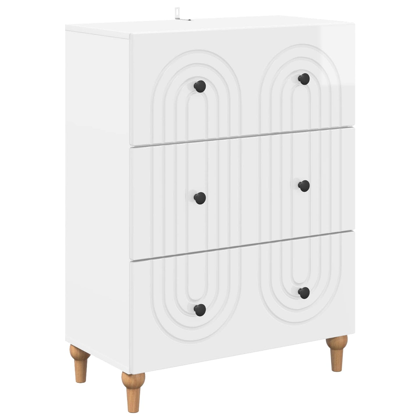 Mobile con Cassetti Bianco Lucido 66 x 34,5 x 90 cm | homemem39