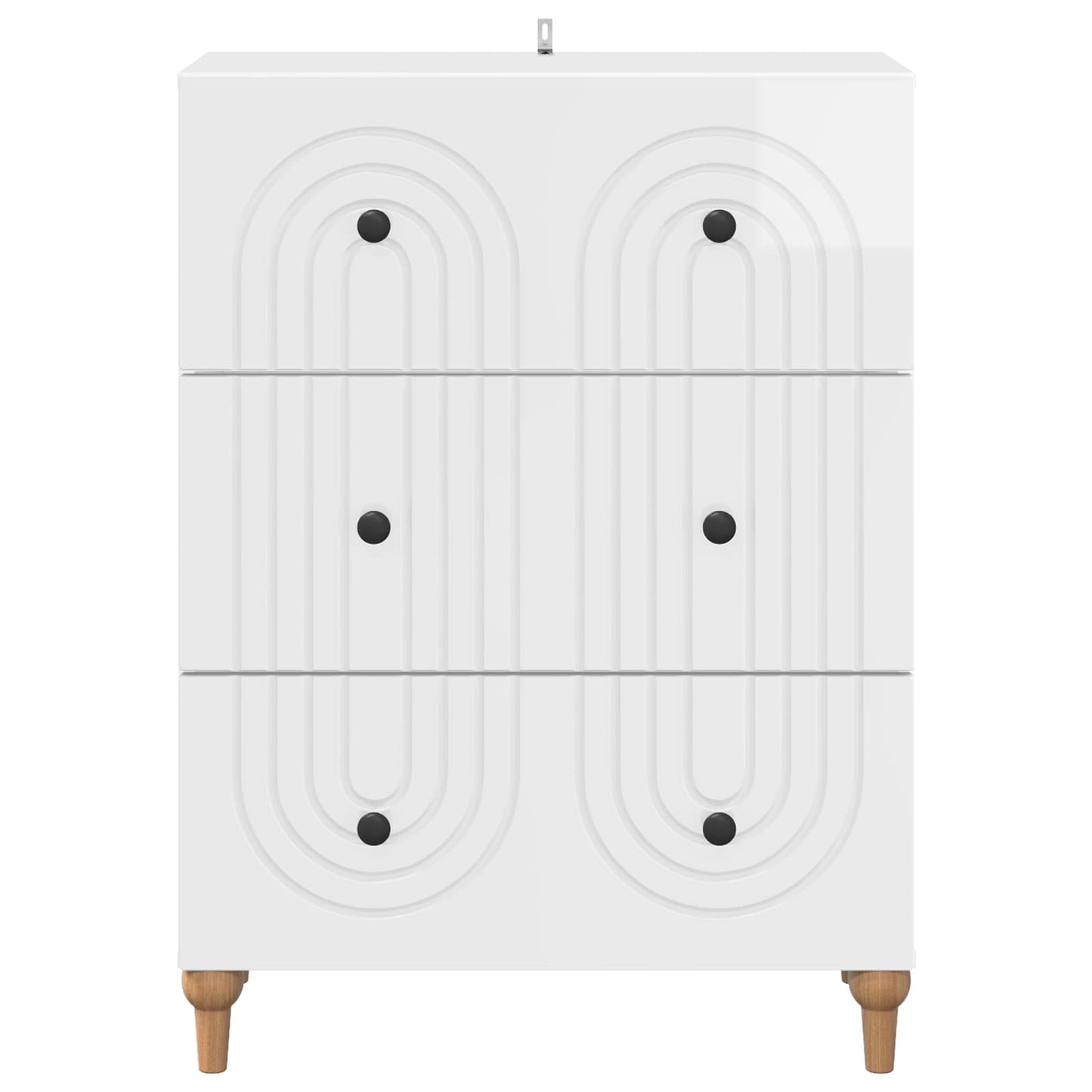Mobile con Cassetti Bianco Lucido 66 x 34,5 x 90 cm | homemem39