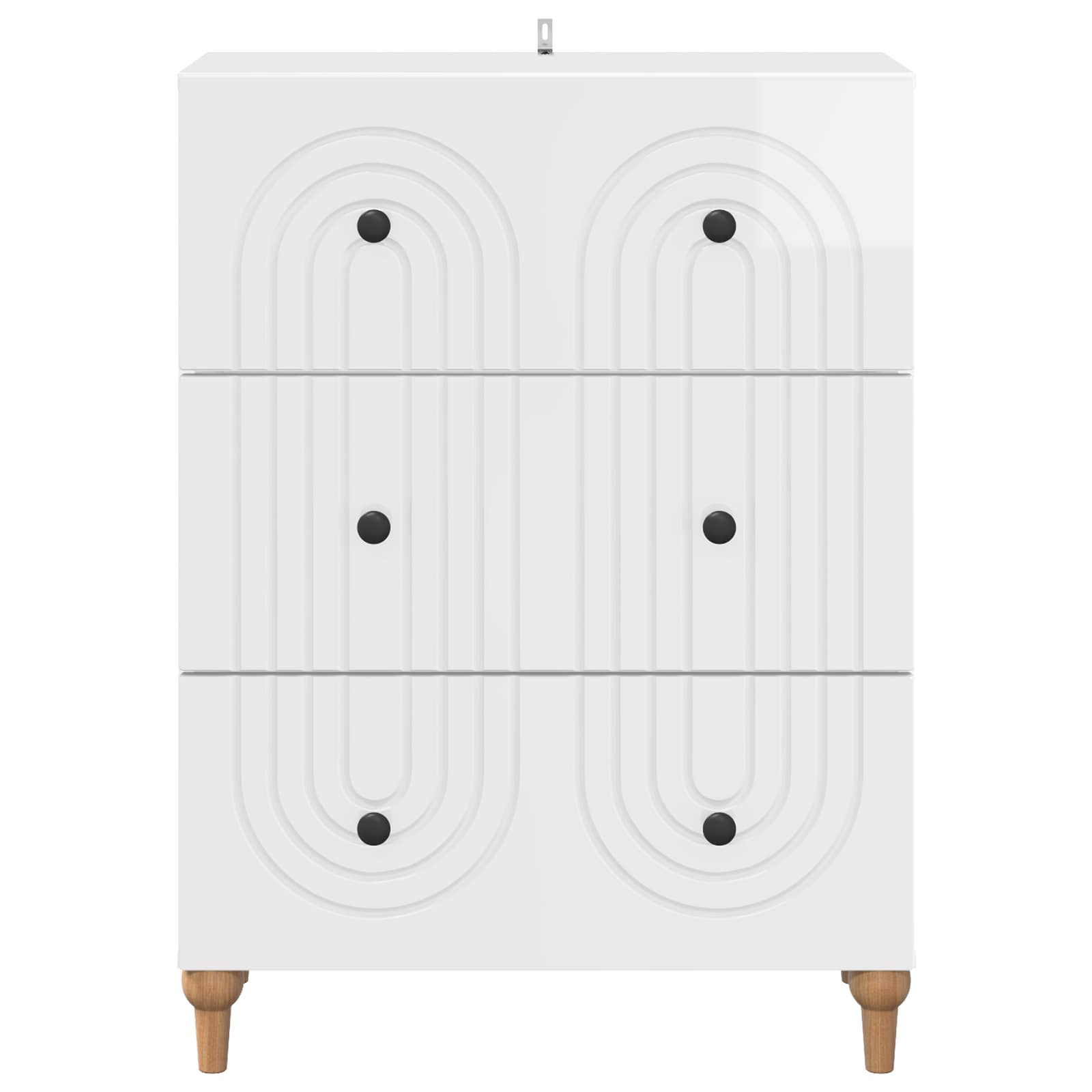 Mobile con Cassetti Bianco Lucido 66 x 34,5 x 90 cm | homemem39