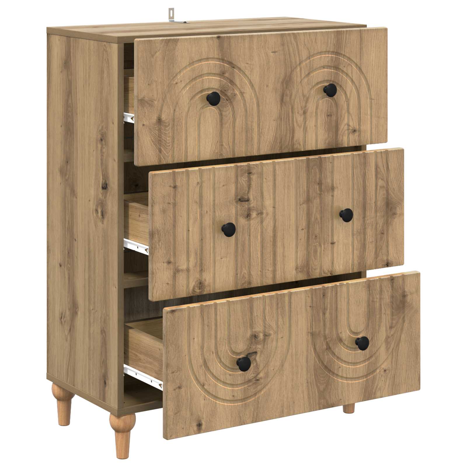 Mobile con Cassetti Rovere Artigianale 66 x 34,5 x 90 cm | homemem39