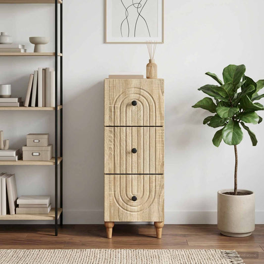 Mobile con Cassetti 33 x 34,5 x 90 cm Legno ingegnerizzato