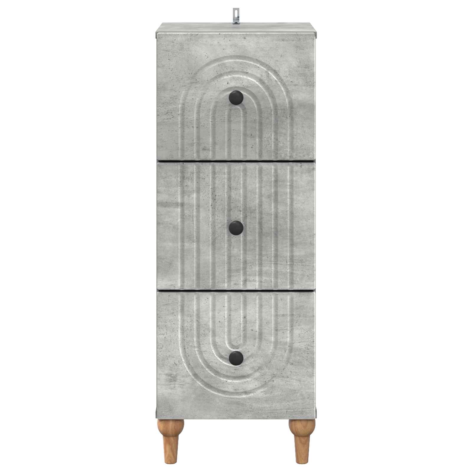 Mobile con Cassetti Grigio Cemento 33 x 34,5 x 90 cm | homemem39