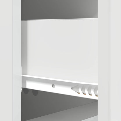 Mobile con Cassetti Bianco Lucido 33 x 34,5 x 90 cm