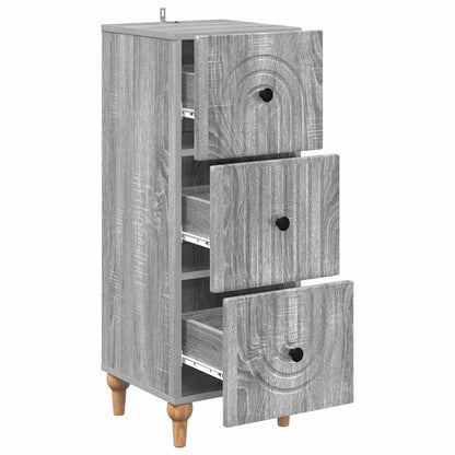 Mobile con Cassetti Grigio Sonoma 33 x 34,5 x 90 cm | homemem39