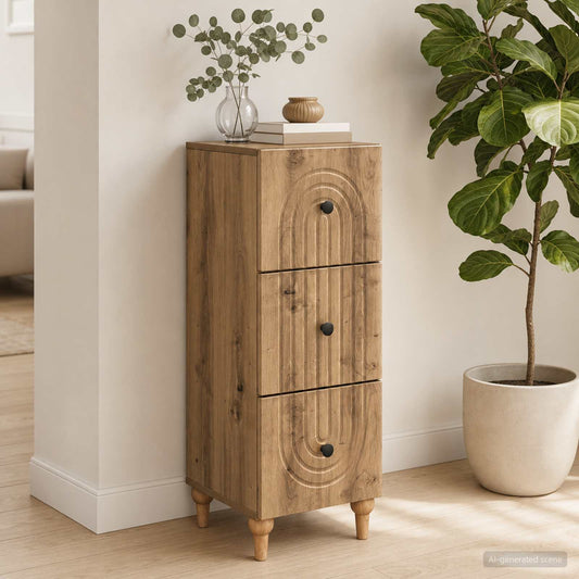 Mobile con Cassetti 33 x 34,5 x 90 cm Legno ingegnerizzato
