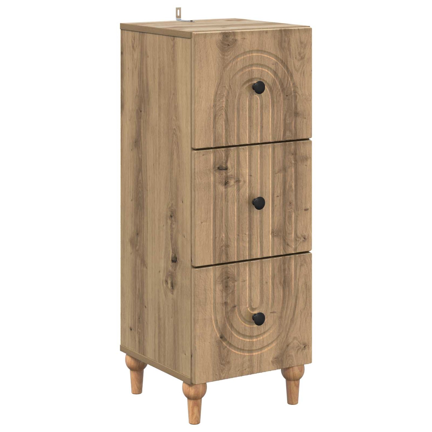 Mobile con Cassetti Rovere Artigianale 33 x 34,5 x 90 cm | homemem39