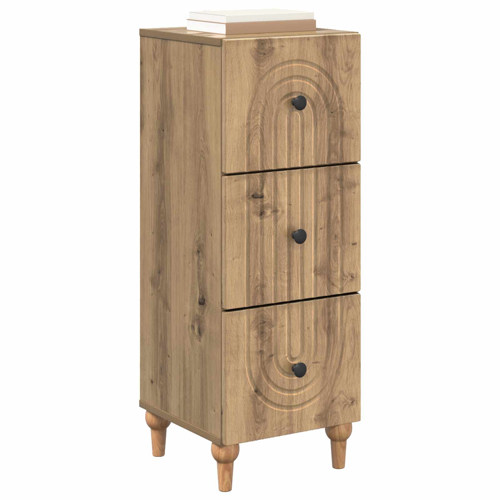 Mobile con Cassetti Rovere Artigianale 33 x 34,5 x 90 cm | homemem39