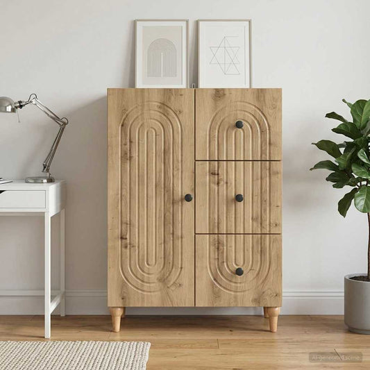 Credenza Rovere Artigianale 66 x 34,5 x 90 cm | homemem39