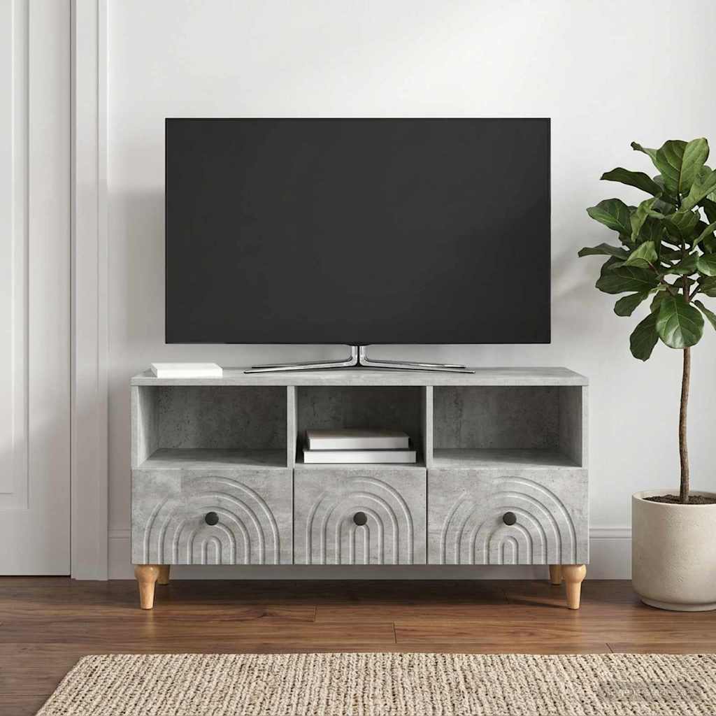 Mobile TV Grigio Cemento 102 x 34,5 x 50 cm