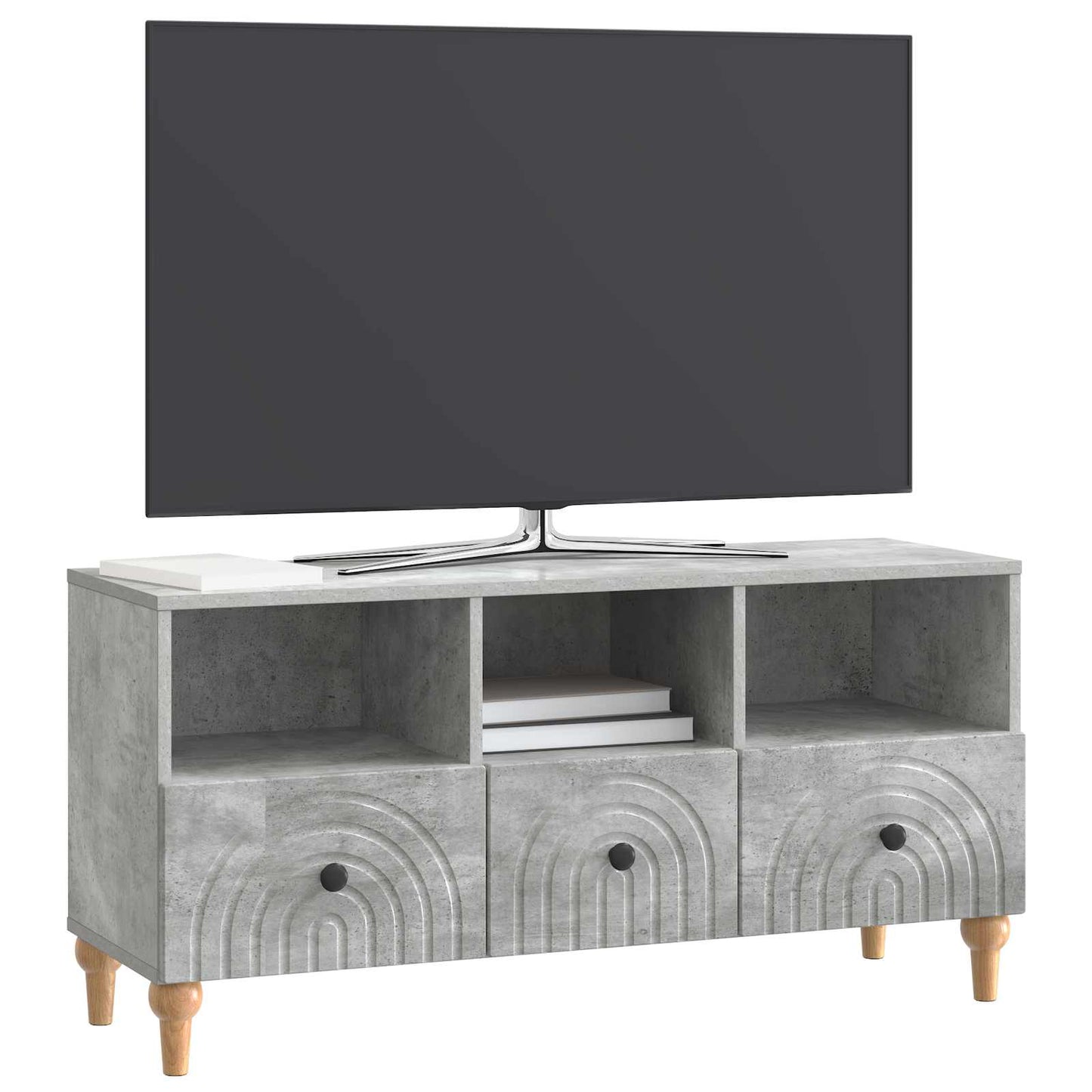 Mobile TV Grigio Cemento 102 x 34,5 x 50 cm