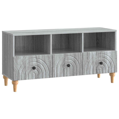 Mobile TV Sonoma grigia 102 x 34,5 x 50 cm Legno ingegnerizzato