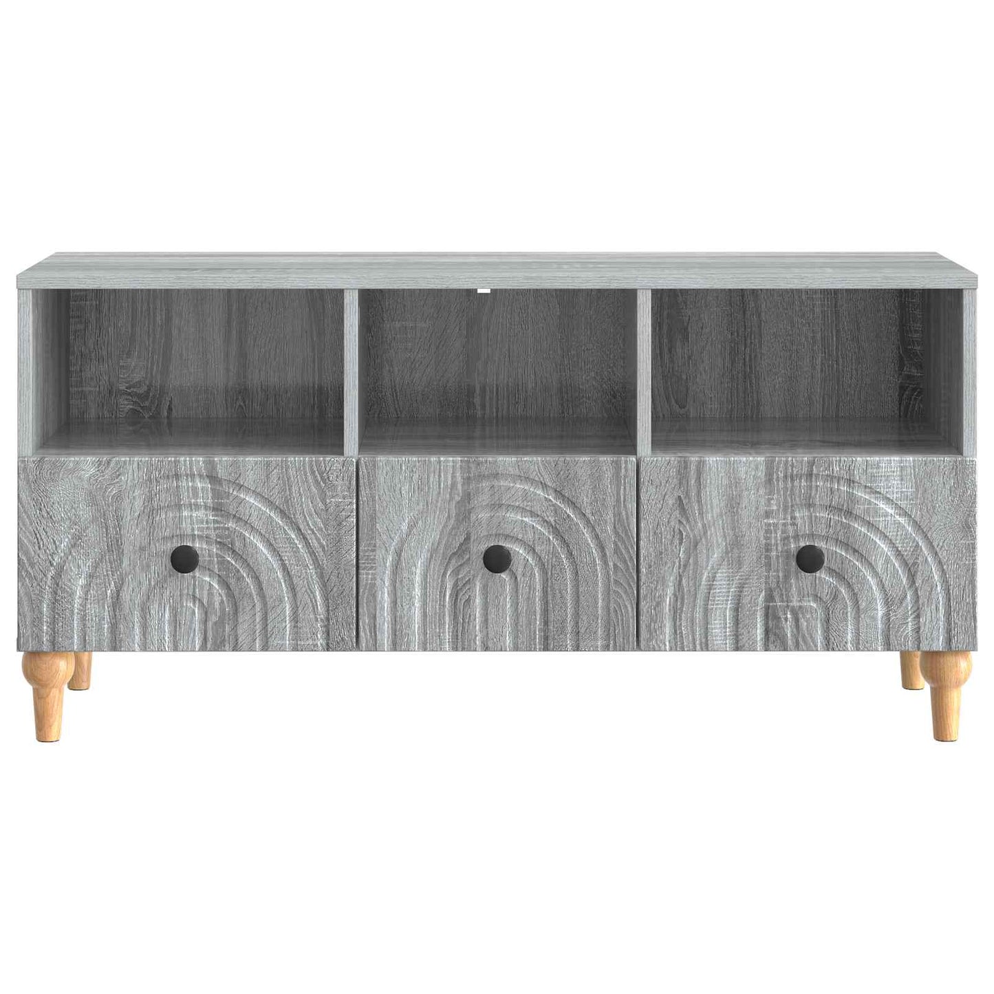 Mobile TV Sonoma grigia 102 x 34,5 x 50 cm Legno ingegnerizzato