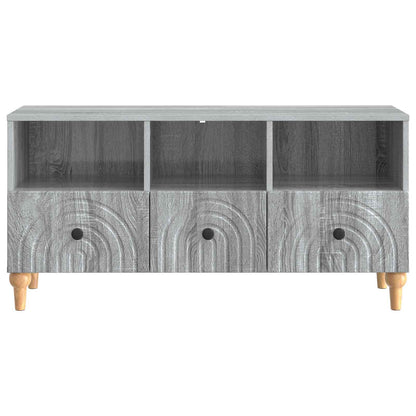 Mobile TV Sonoma grigia 102 x 34,5 x 50 cm Legno ingegnerizzato