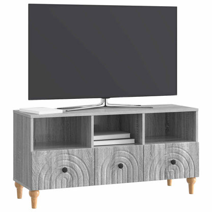Mobile TV Sonoma grigia 102 x 34,5 x 50 cm Legno ingegnerizzato