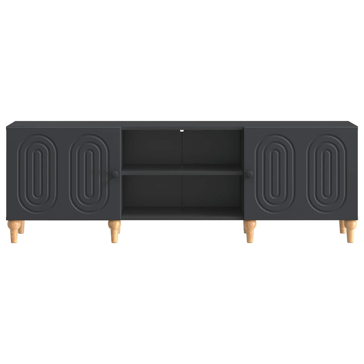 Mobile TV Nero 150 x 31 x 50 cm Legno ingegnerizzato | homemem39