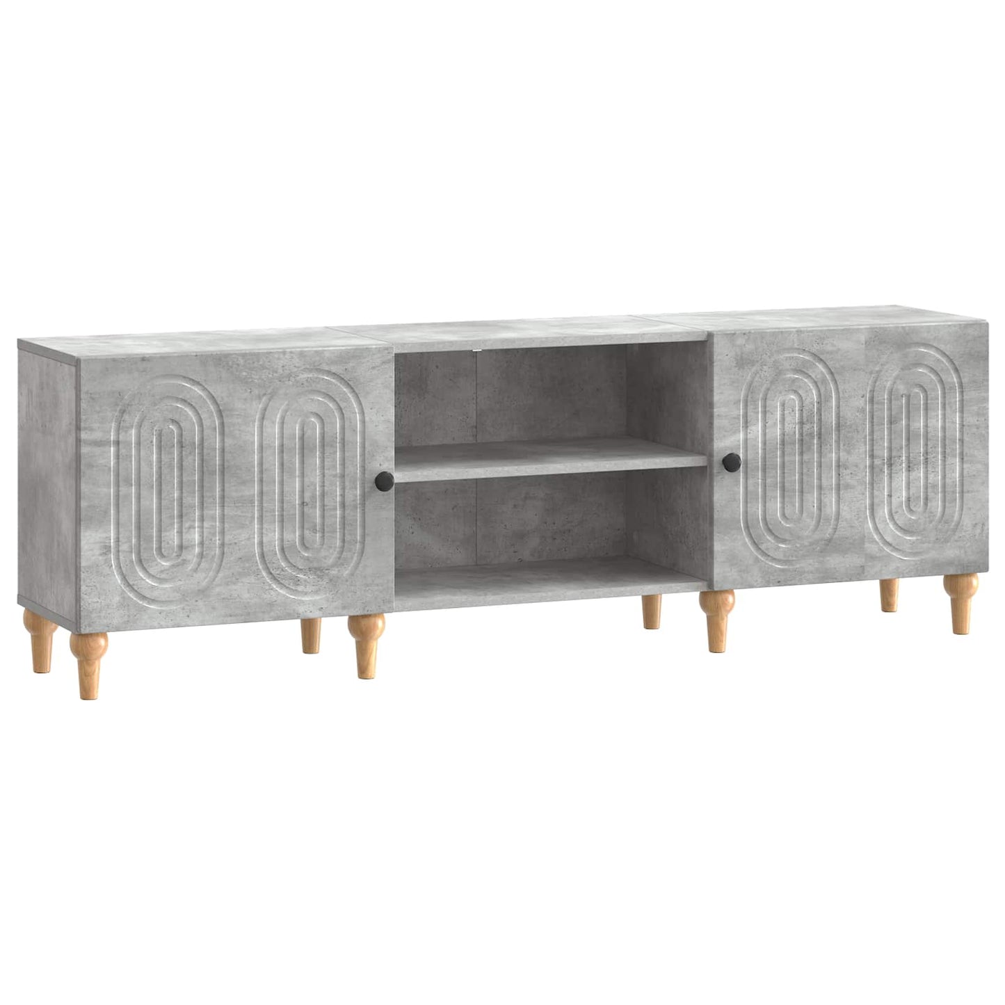 Mobile TV Grigio Cemento 150 x 31 x 50 cm Legno ingegnerizzato | homemem39