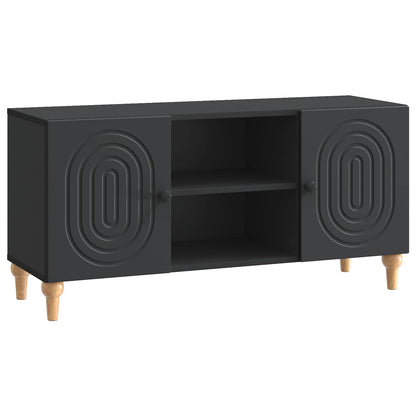 Mobile TV Nero 102 x 34,5 x 50 cm Legno ingegnerizzato | homemem39
