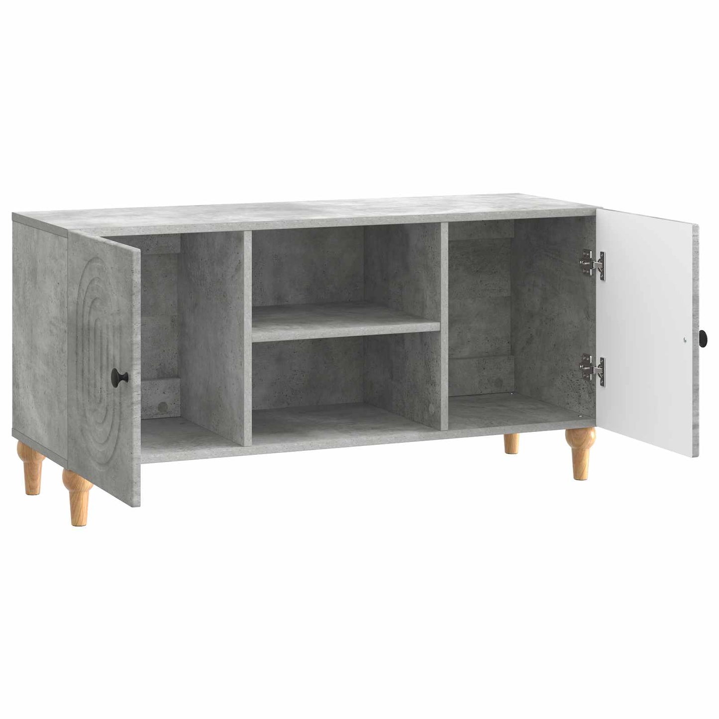Mobile TV Grigio Cemento 102 x 34,5 x 50 cm | homemem39