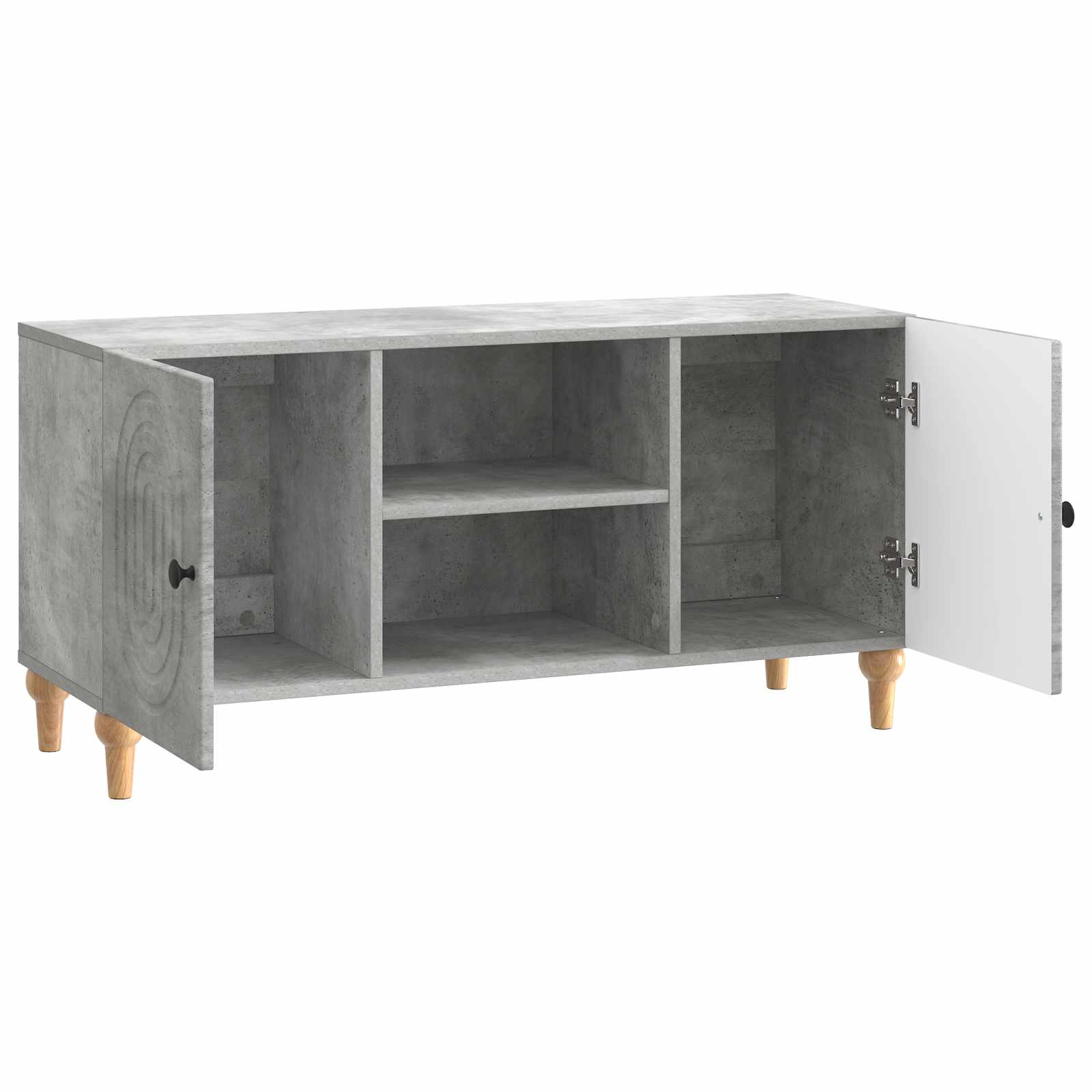 Mobile TV Grigio Cemento 102 x 34,5 x 50 cm | homemem39
