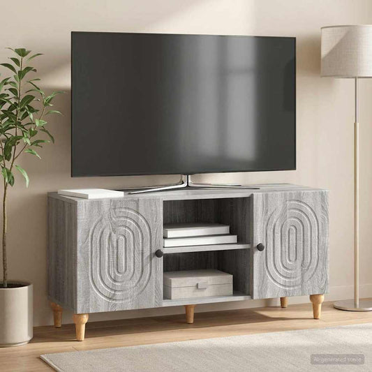 Mobile TV Grigio Sonoma 102 x 34,5 x 50 cm Legno ingegnerizzato