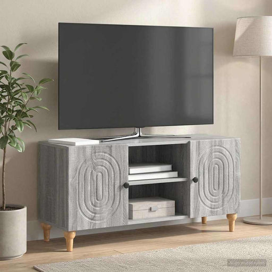 Mobile TV 102 x 34,5 x 50 cm Grigio Sonoma Legno ingegnerizzato
