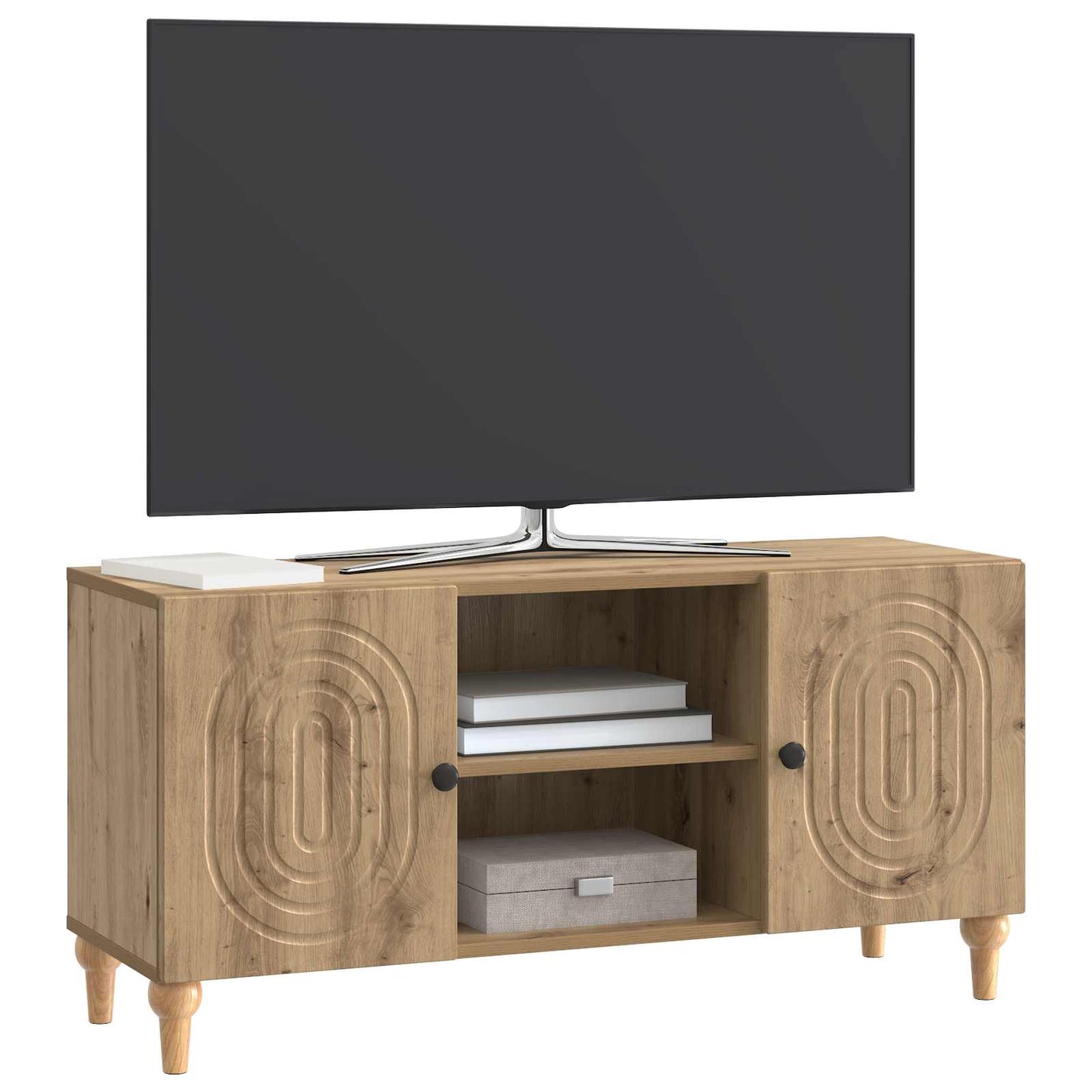 Mobile TV Rovere Artigianale 102 x 34,5 x 50 cm | homemem39