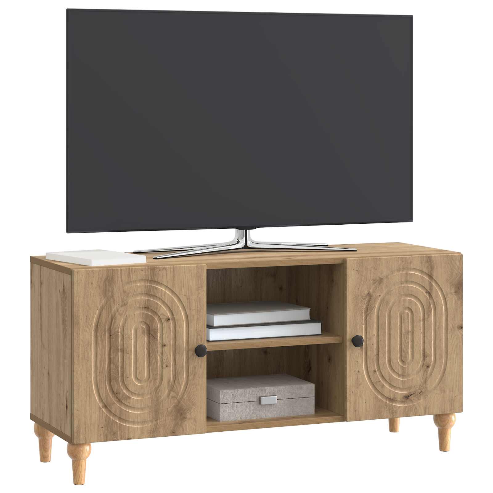 Mobile TV Rovere Artigianale 102 x 34,5 x 50 cm | homemem39