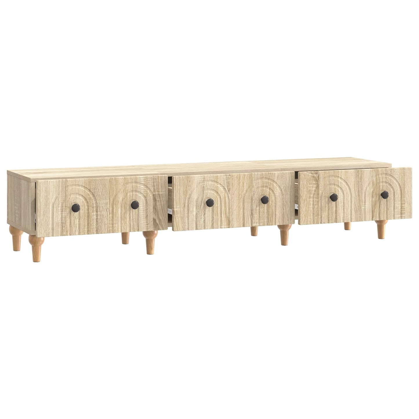 Mobile TV Rovere Sonoma 147 x 34,5 x 30 cm Legno ingegnerizzato | homemem39