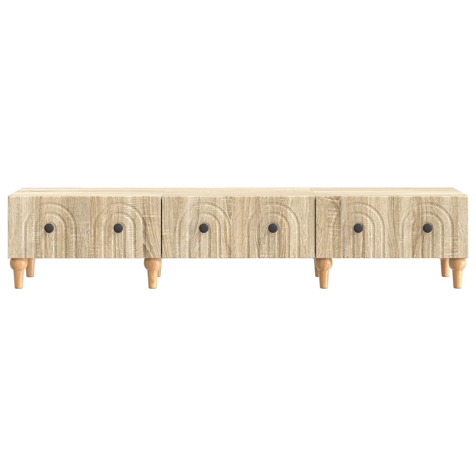 Mobile TV Rovere Sonoma 147 x 34,5 x 30 cm Legno ingegnerizzato | homemem39