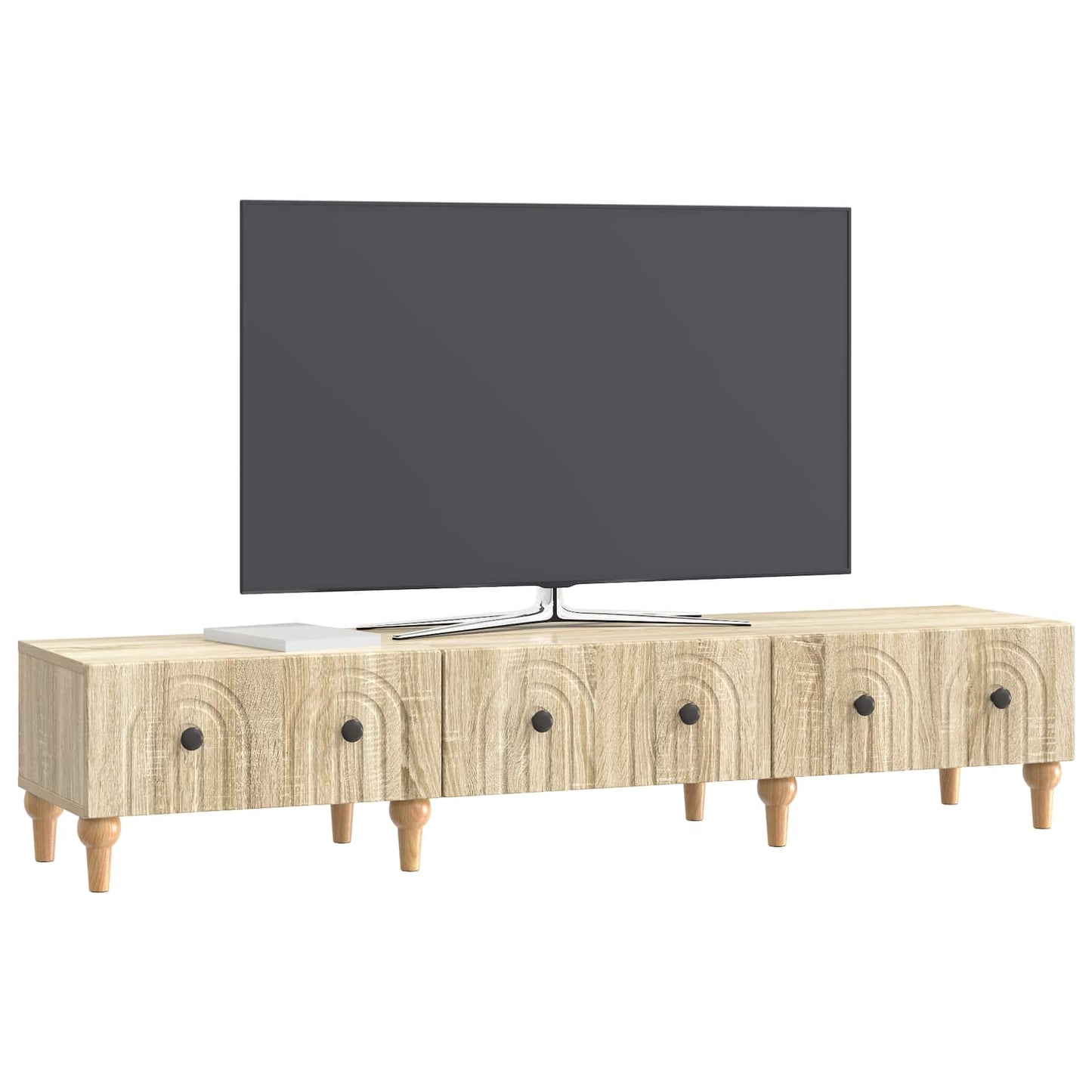 Mobile TV Rovere Sonoma 147 x 34,5 x 30 cm Legno ingegnerizzato