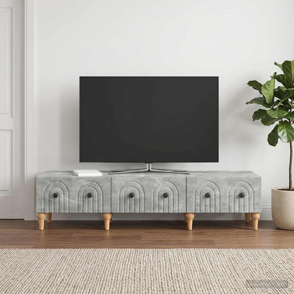 Mobile TV con cassetto Grigio Cemento 147 x 34,5 x 30 cm