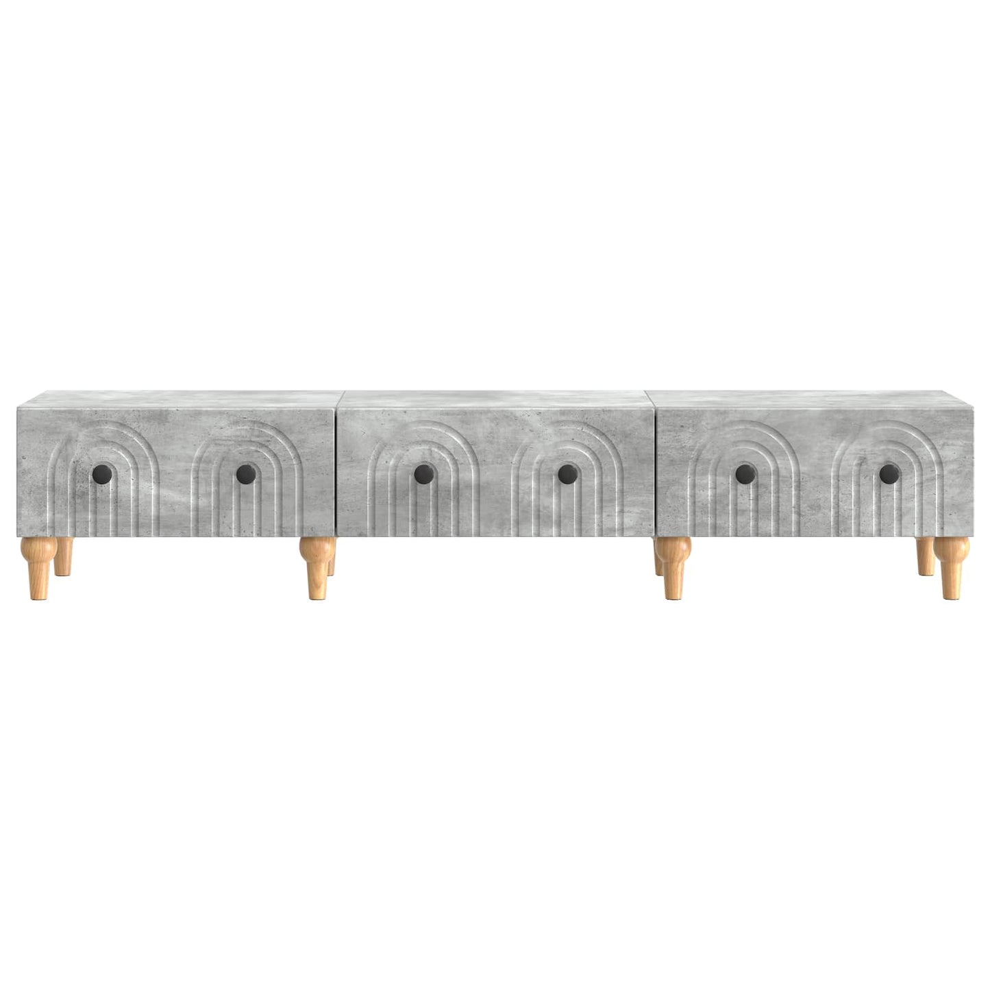 Mobile TV con cassetto Grigio Cemento 147 x 34,5 x 30 cm | homemem39