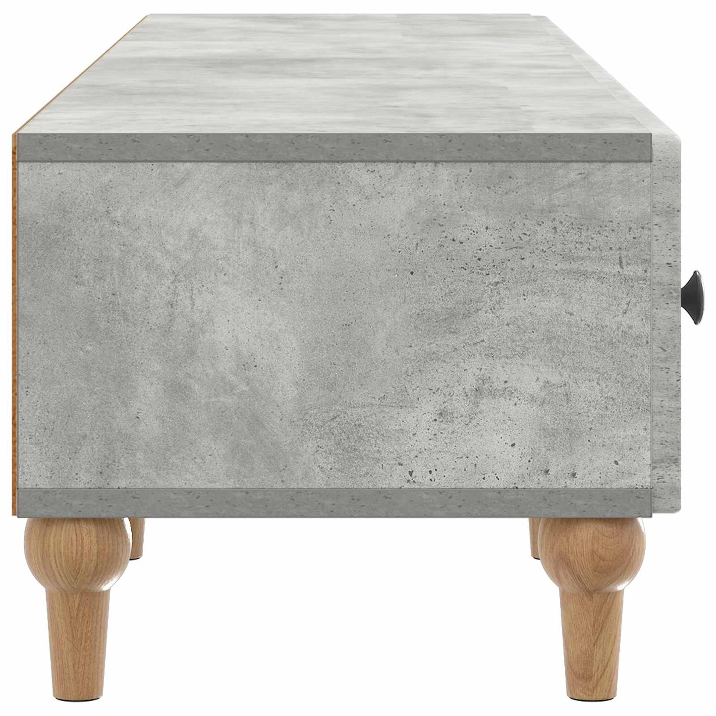 Mobile TV con cassetto Grigio Cemento 147 x 34,5 x 30 cm | homemem39