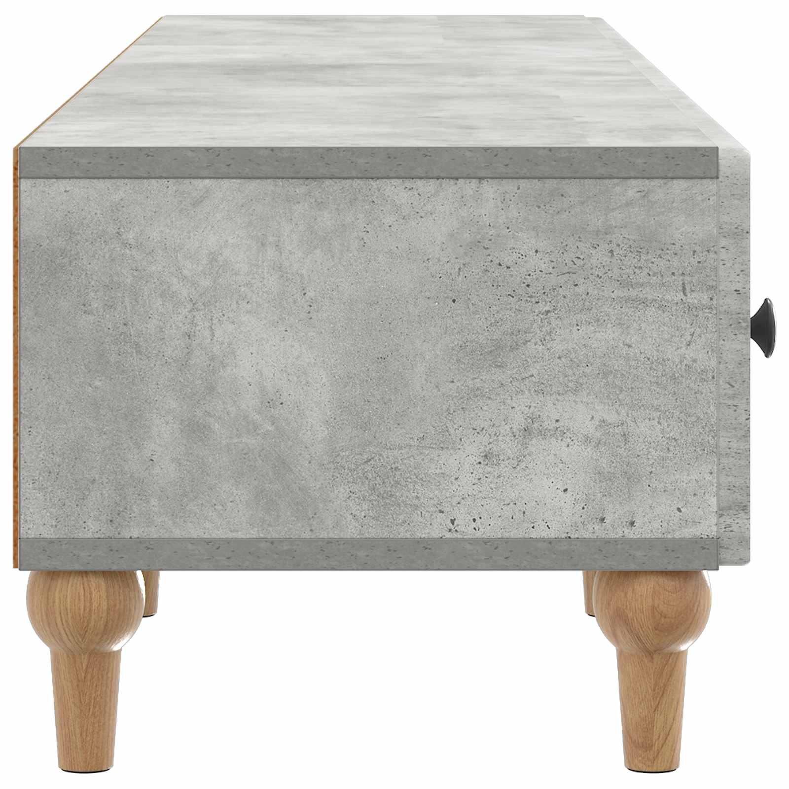 Mobile TV con cassetto Grigio Cemento 147 x 34,5 x 30 cm | homemem39